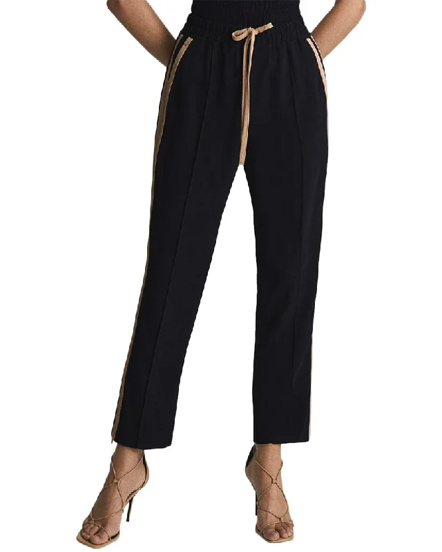 women's slim-fit pantsReiss Frazer Taper Tapered Side Stripe Trouser