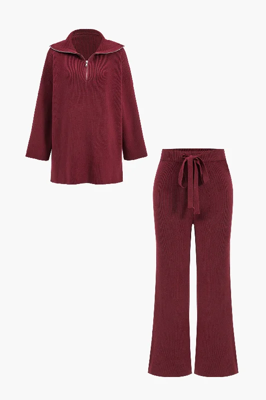 women's tall dressesSweater Top And Pants Set