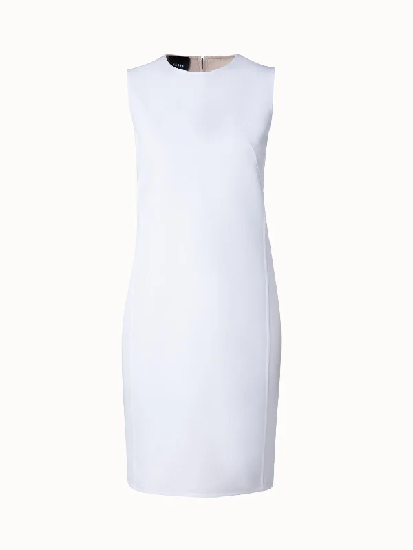 women's pastel dressesReversible Cotton Double-Face Sheath Dress